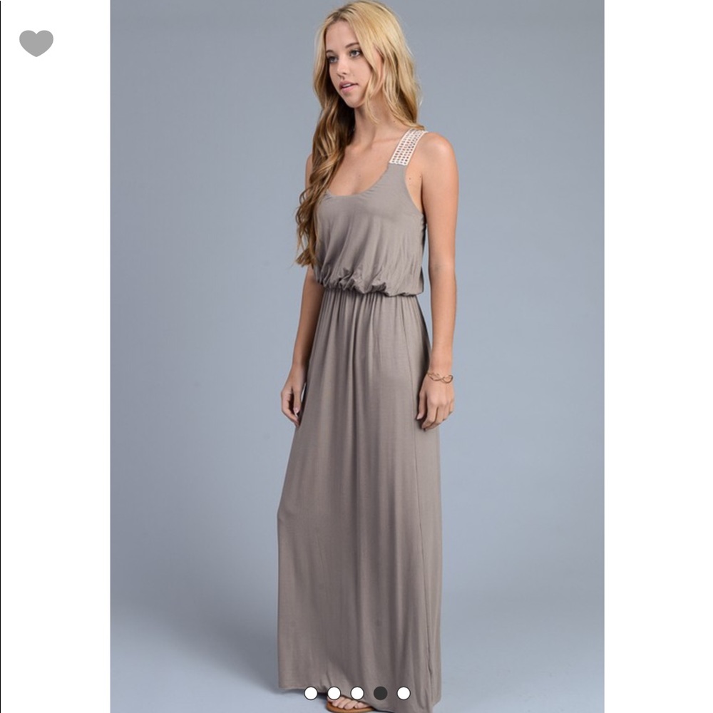 Cotton crochet maxi coco brown